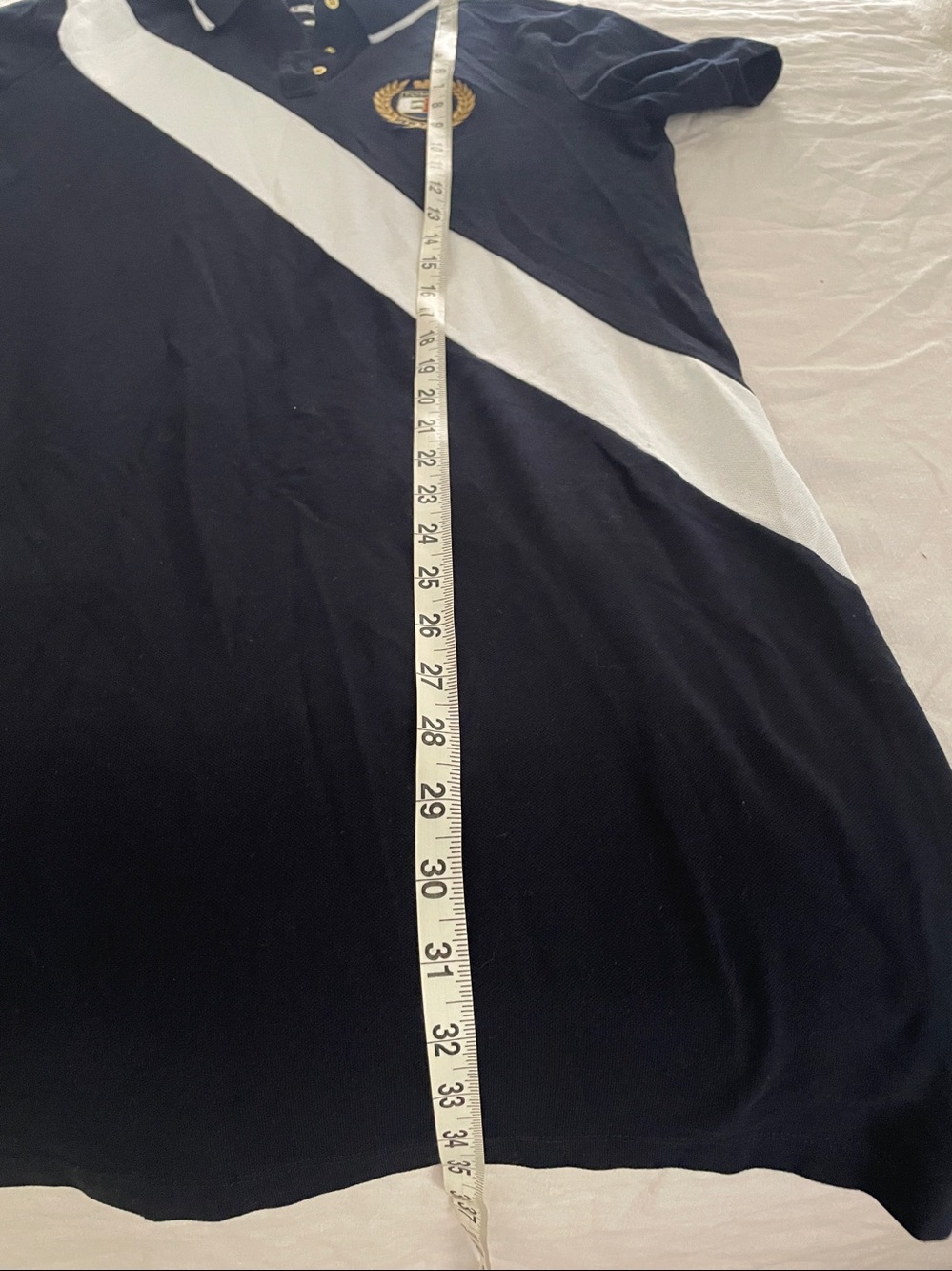 Tommy Hilfiger polo dress navy M preppy vacation travel - Picture 8 of 9